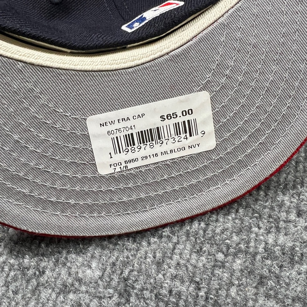 New Era x Fear of God Essentials Navy 59Fifty Fitted 7 1/4 Pro Model Men's Hat - Picture 6 of 9